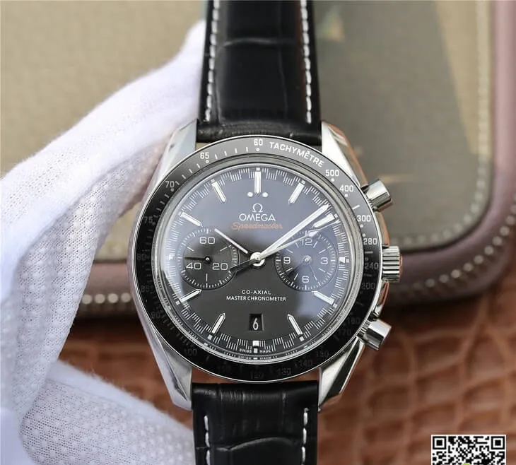Omega Speedmaster Racing Chronograph 329.33.44.51.01.001 OM Factory 1:1 Best Edition Replica Watch Black Strap